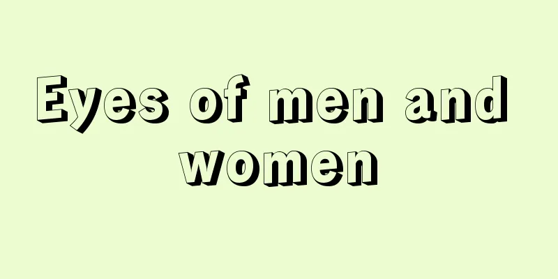 Eyes of men and women