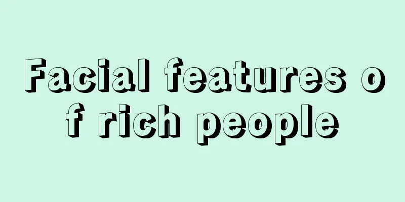 Facial features of rich people