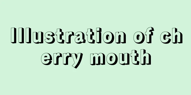 Illustration of cherry mouth