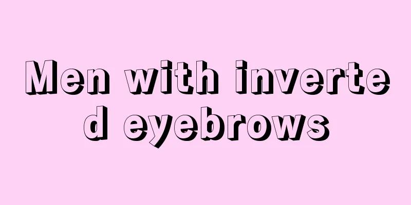 Men with inverted eyebrows