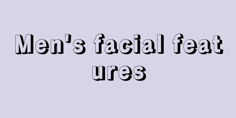 Men's facial features