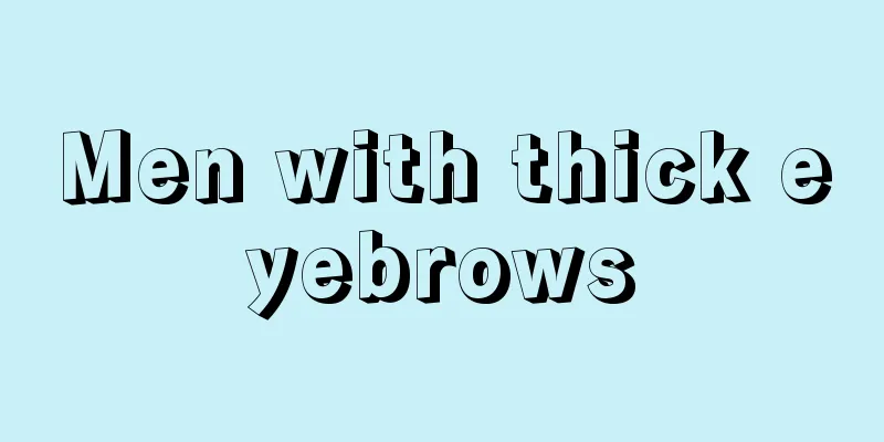 Men with thick eyebrows