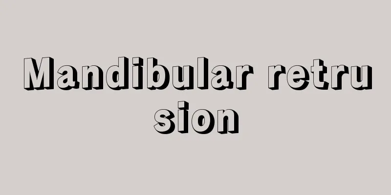 Mandibular retrusion