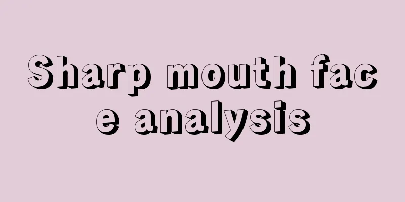 Sharp mouth face analysis
