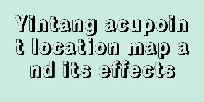Yintang acupoint location map and its effects