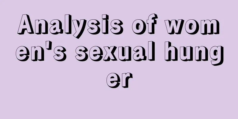 Analysis of women's sexual hunger