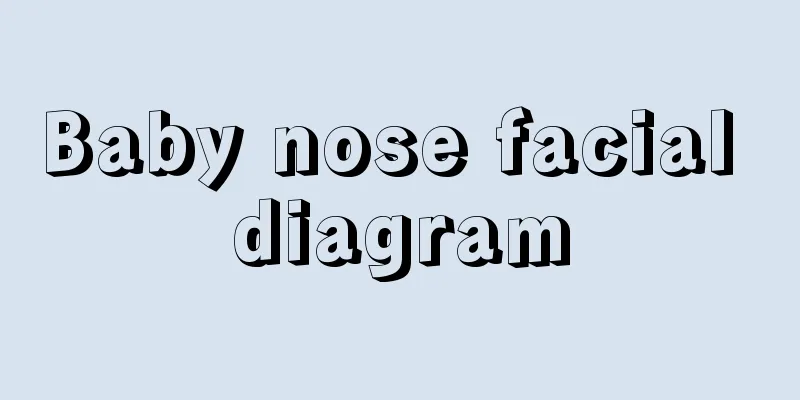Baby nose facial diagram