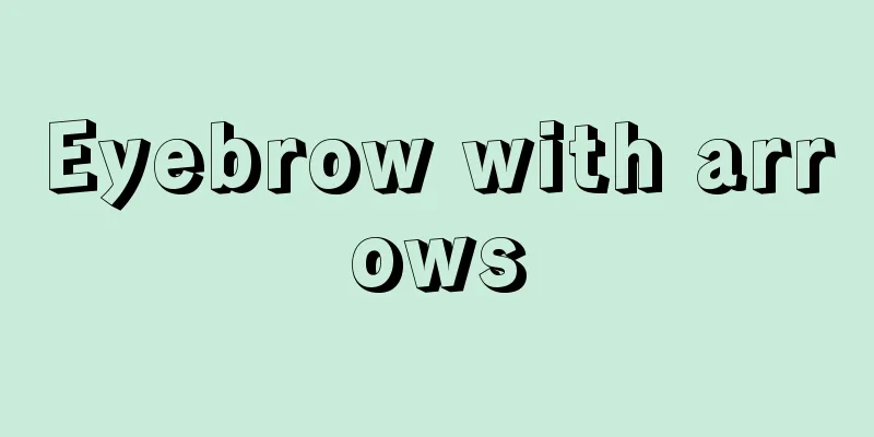 Eyebrow with arrows