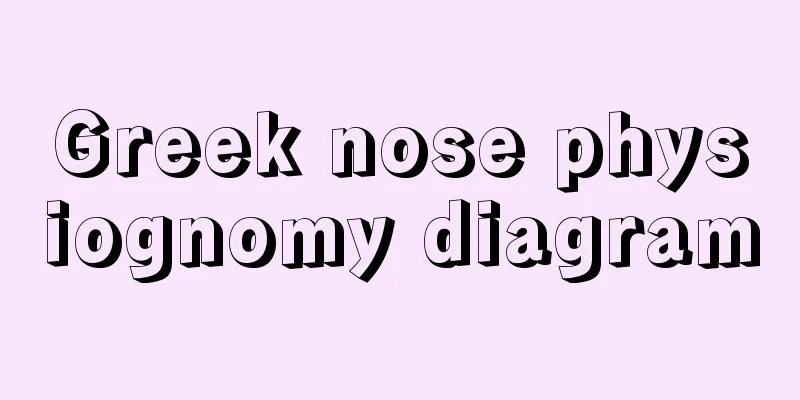 Greek nose physiognomy diagram