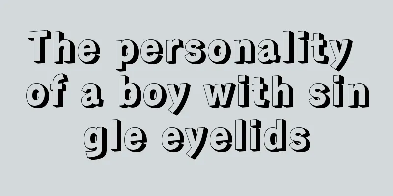 The personality of a boy with single eyelids