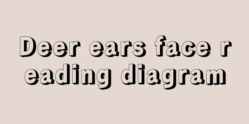 Deer ears face reading diagram