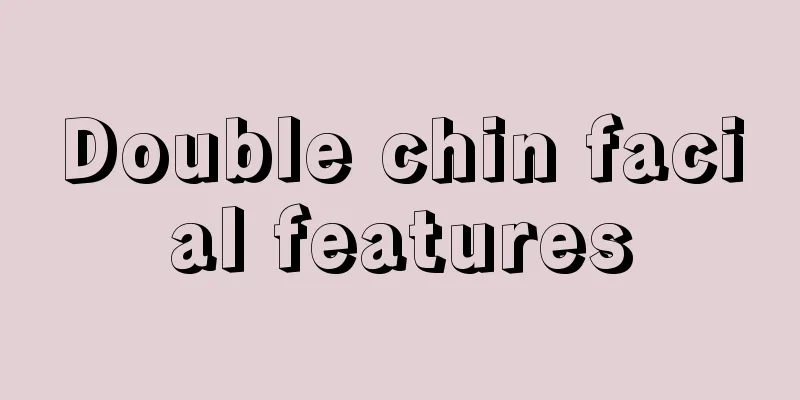 Double chin facial features