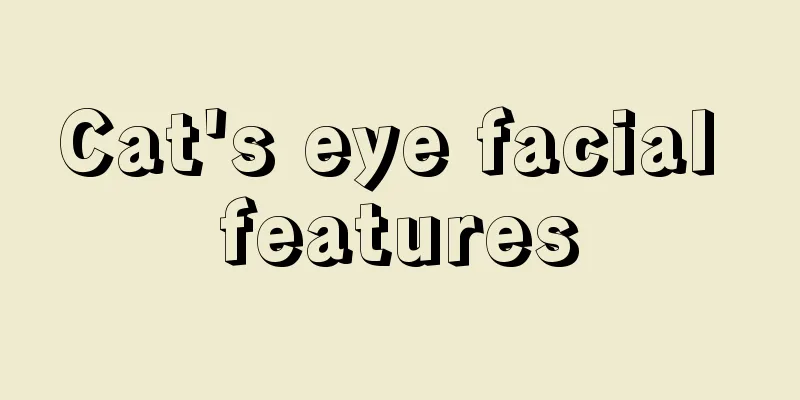 Cat's eye facial features
