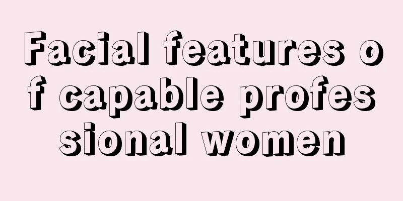 Facial features of capable professional women