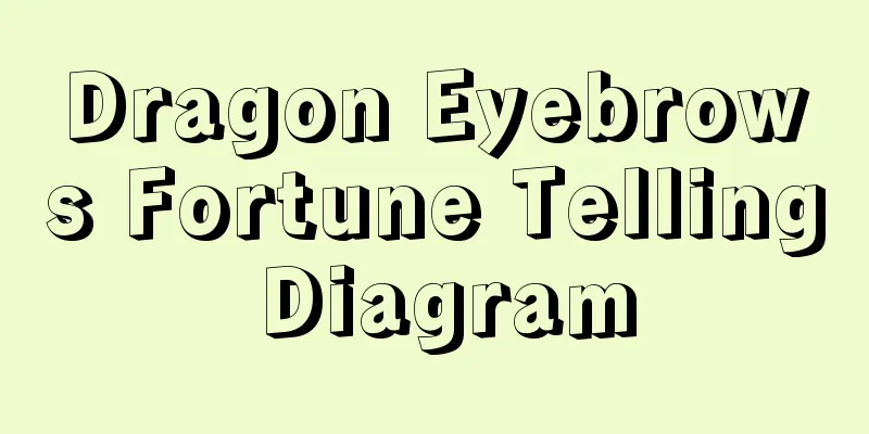 Dragon Eyebrows Fortune Telling Diagram