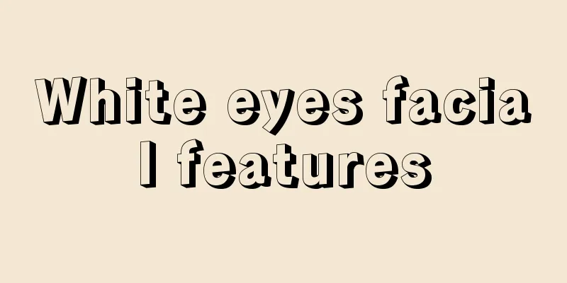 White eyes facial features