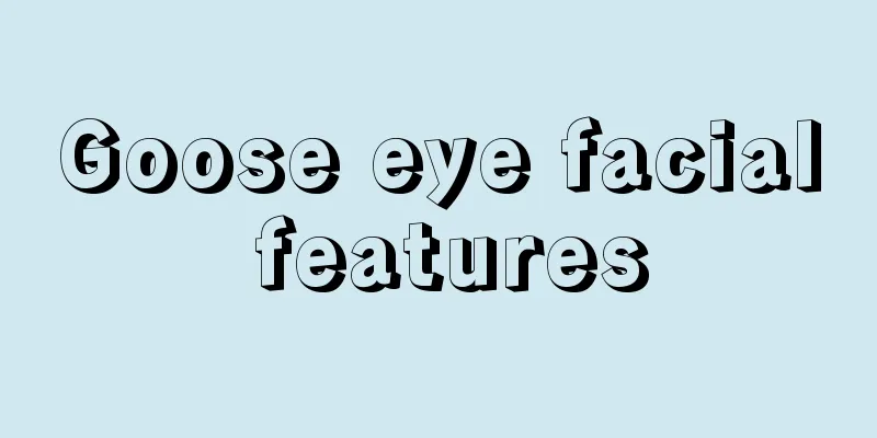 Goose eye facial features
