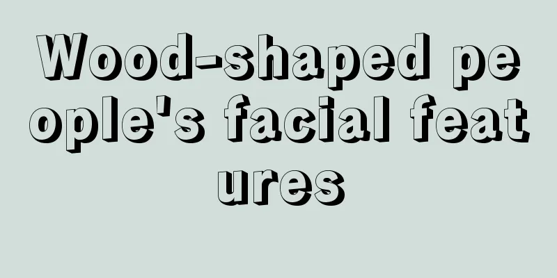 Wood-shaped people's facial features