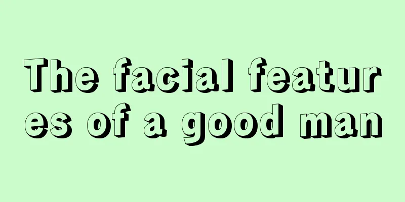 The facial features of a good man
