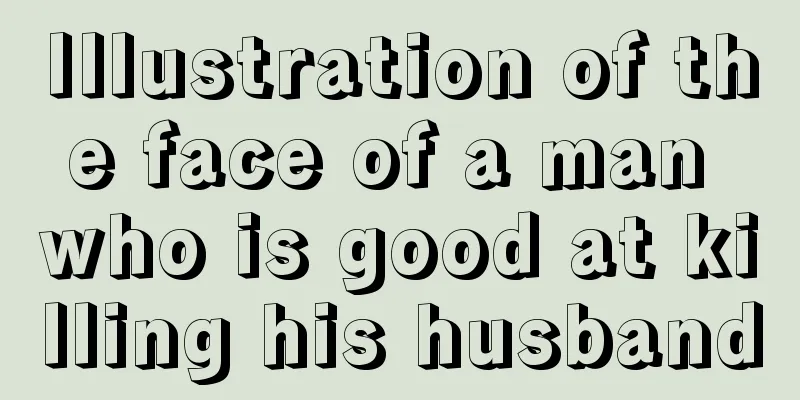 Illustration of the face of a man who is good at killing his husband