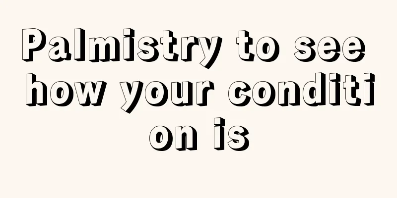 Palmistry to see how your condition is