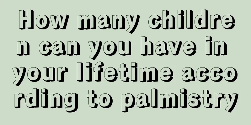 How many children can you have in your lifetime according to palmistry