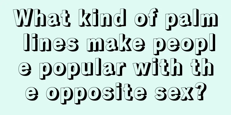 What kind of palm lines make people popular with the opposite sex?
