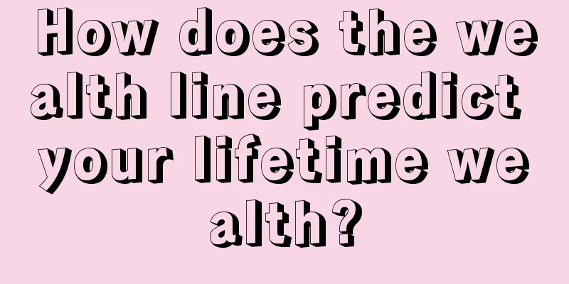 How does the wealth line predict your lifetime wealth?