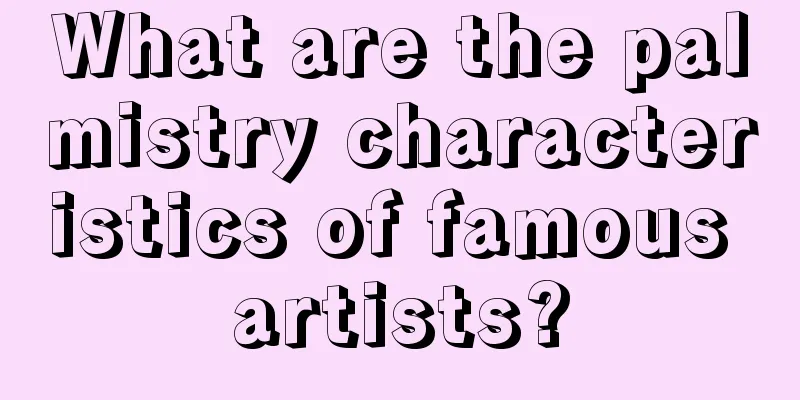 What are the palmistry characteristics of famous artists?