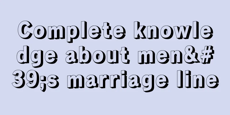 Complete knowledge about men's marriage line