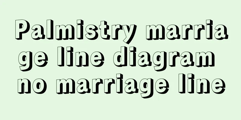 Palmistry marriage line diagram no marriage line