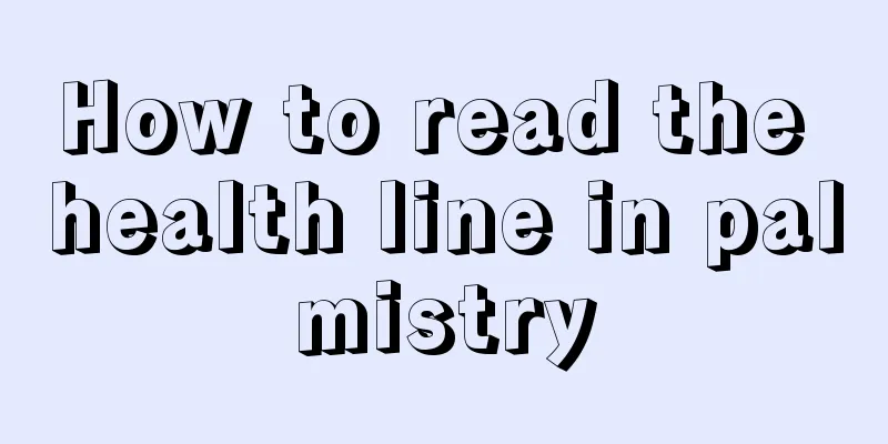 How to read the health line in palmistry