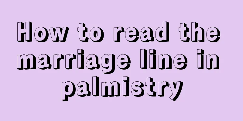 How to read the marriage line in palmistry
