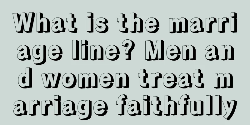 What is the marriage line? Men and women treat marriage faithfully