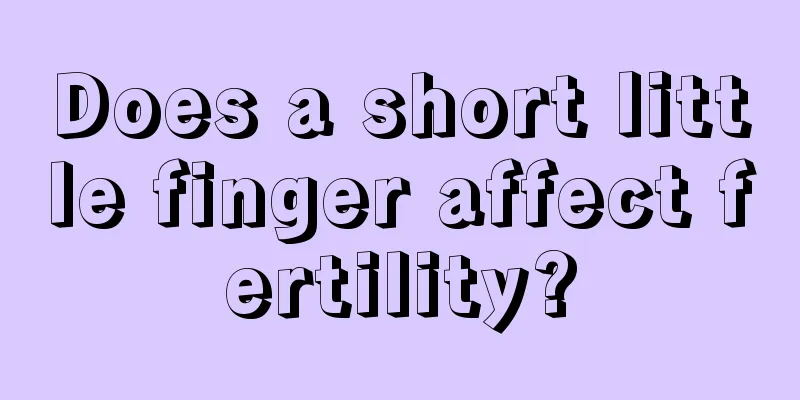 Does a short little finger affect fertility?