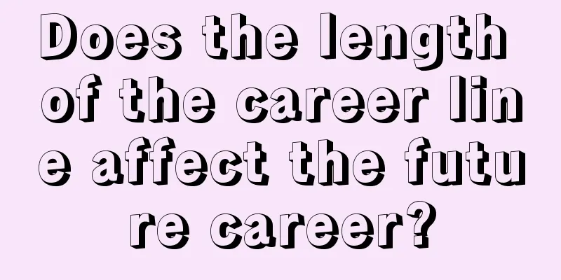 Does the length of the career line affect the future career?