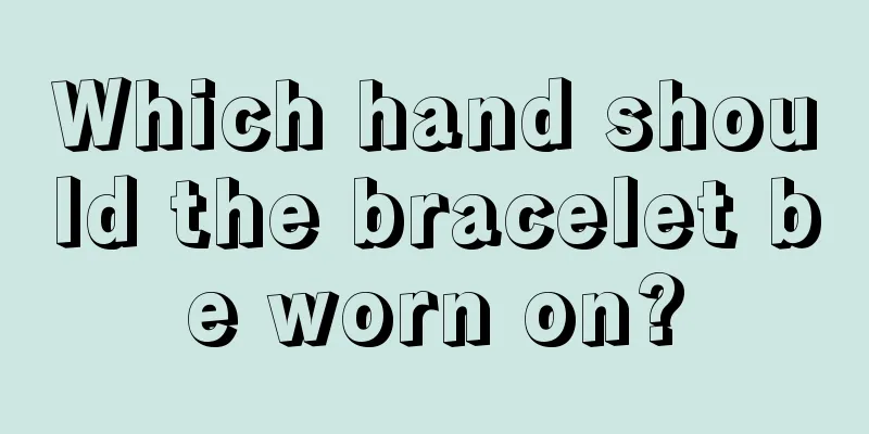 Which hand should the bracelet be worn on?