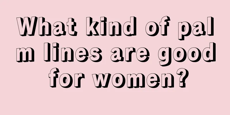What kind of palm lines are good for women?