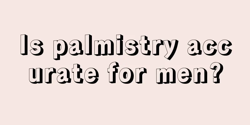 Is palmistry accurate for men?