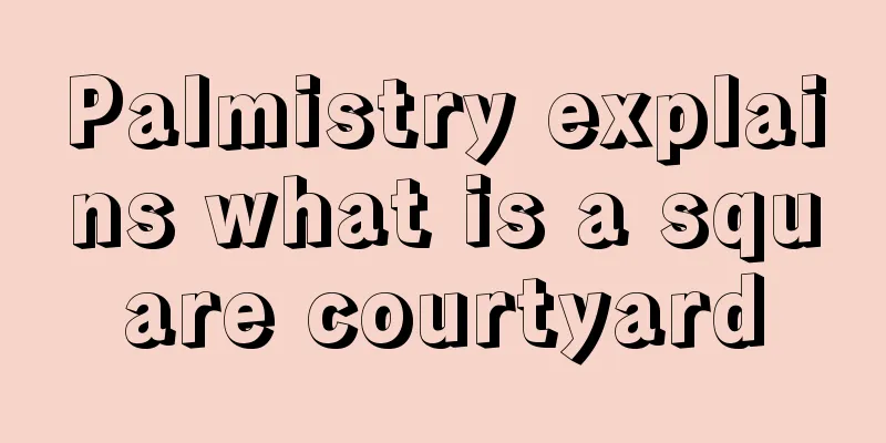 Palmistry explains what is a square courtyard