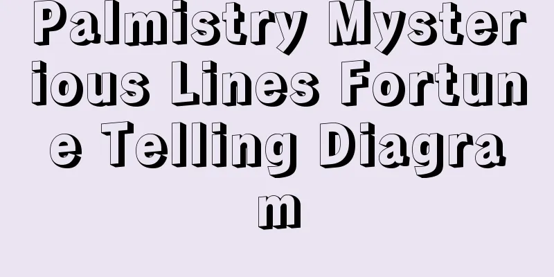 Palmistry Mysterious Lines Fortune Telling Diagram