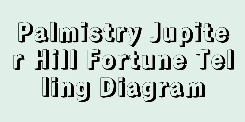 Palmistry Jupiter Hill Fortune Telling Diagram