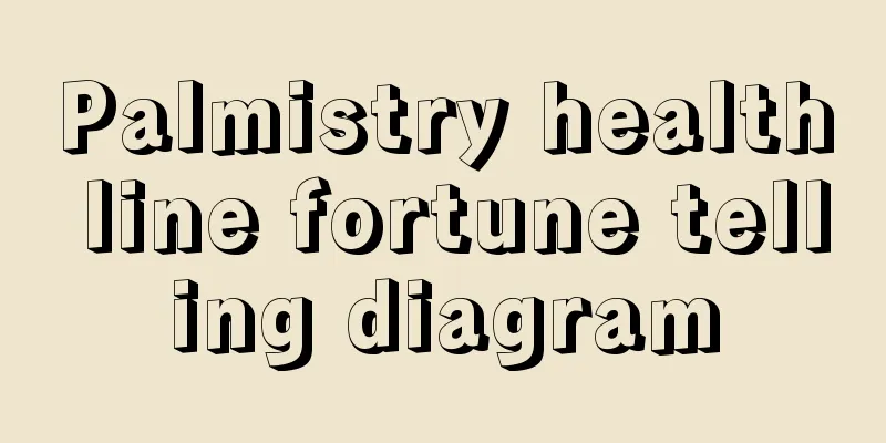 Palmistry health line fortune telling diagram