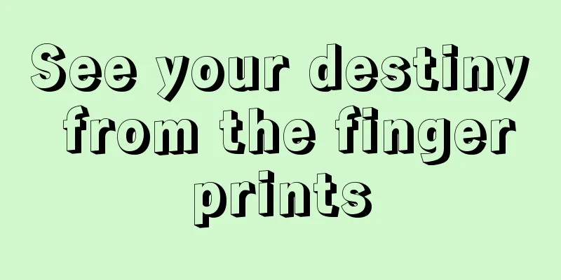 See your destiny from the fingerprints