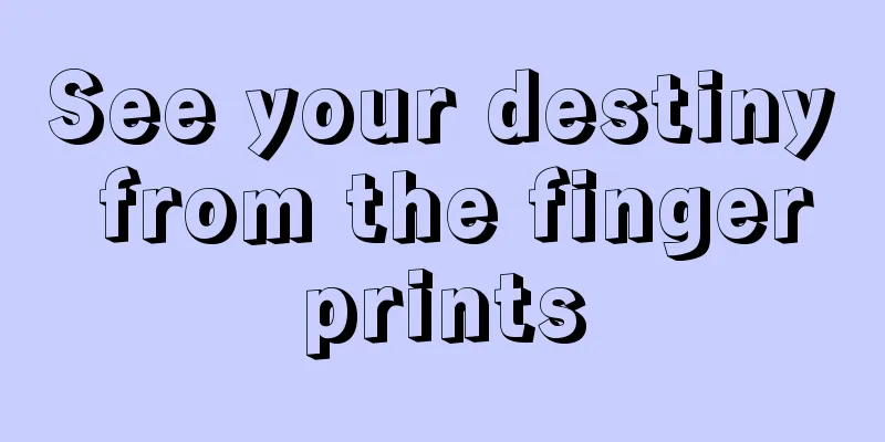 See your destiny from the fingerprints