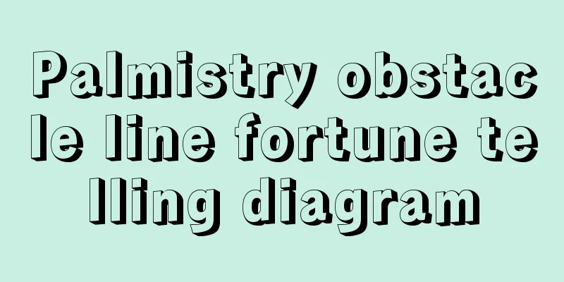 Palmistry obstacle line fortune telling diagram