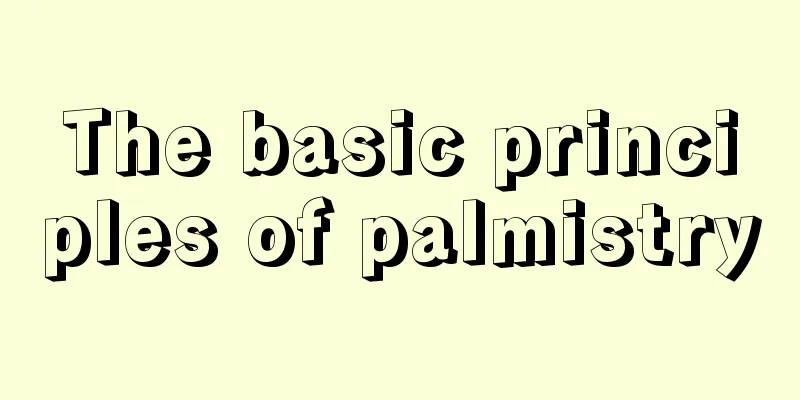 The basic principles of palmistry