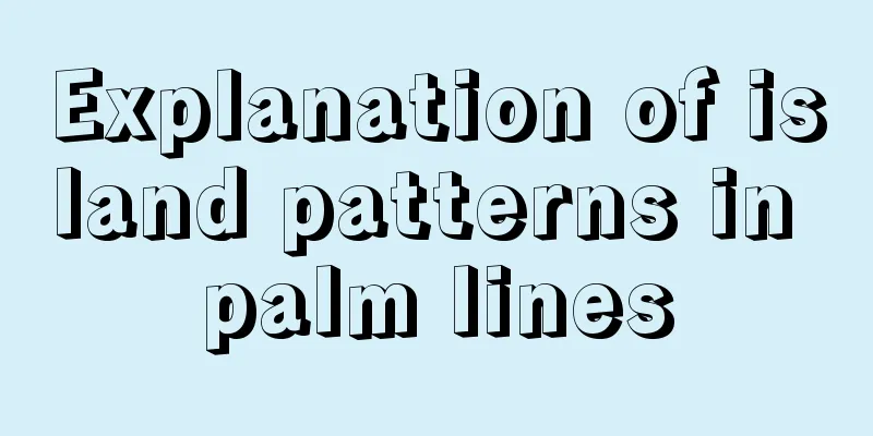 Explanation of island patterns in palm lines