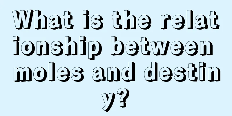 What is the relationship between moles and destiny?