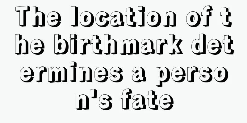 The location of the birthmark determines a person's fate
